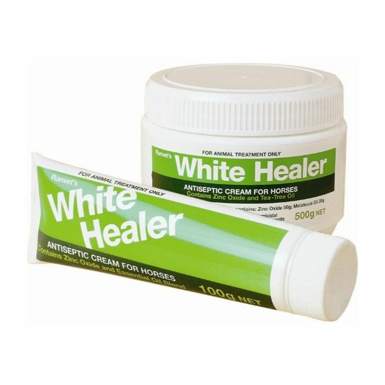 White healer cream for horses