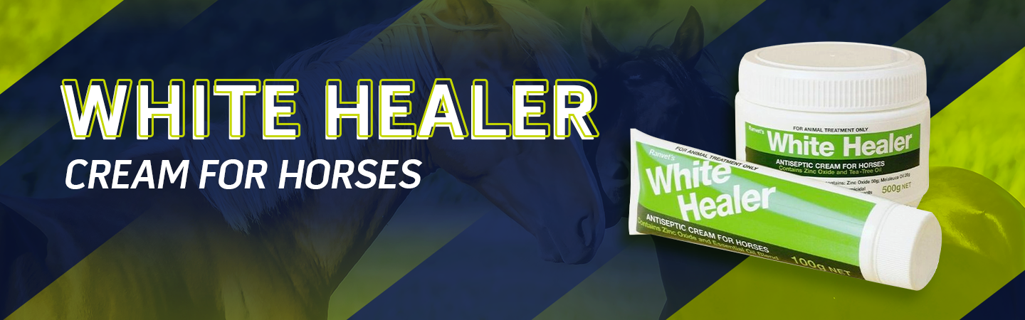 White healer cream for horses